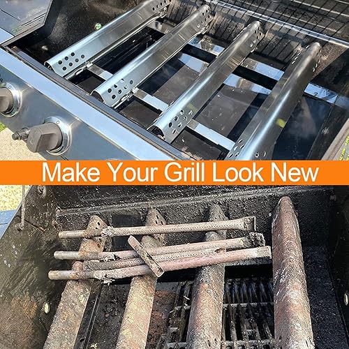 Miniatura 7 de Pieza de repuesto para parrilla Charbroil Performance 6 quemadores, quemador de parrilla de acero inoxidable para parrillas de gas Charbroil