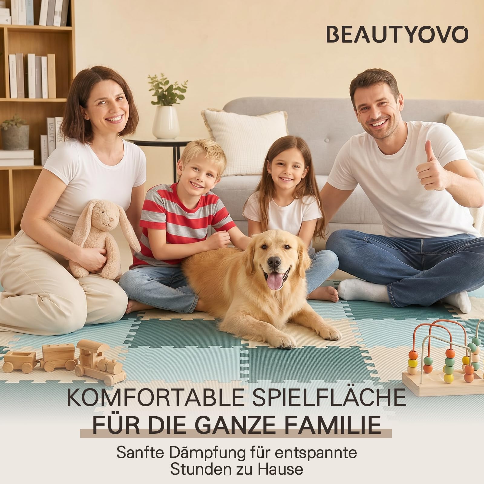 Tappetino di protezione del pavimento set fitness, 24/36/48puzzle mat, tappetino fitness EVA antiscivolo, tappetino per attrezzature fitness, protezione anticaduta all'aperto, sottotappeto piscina