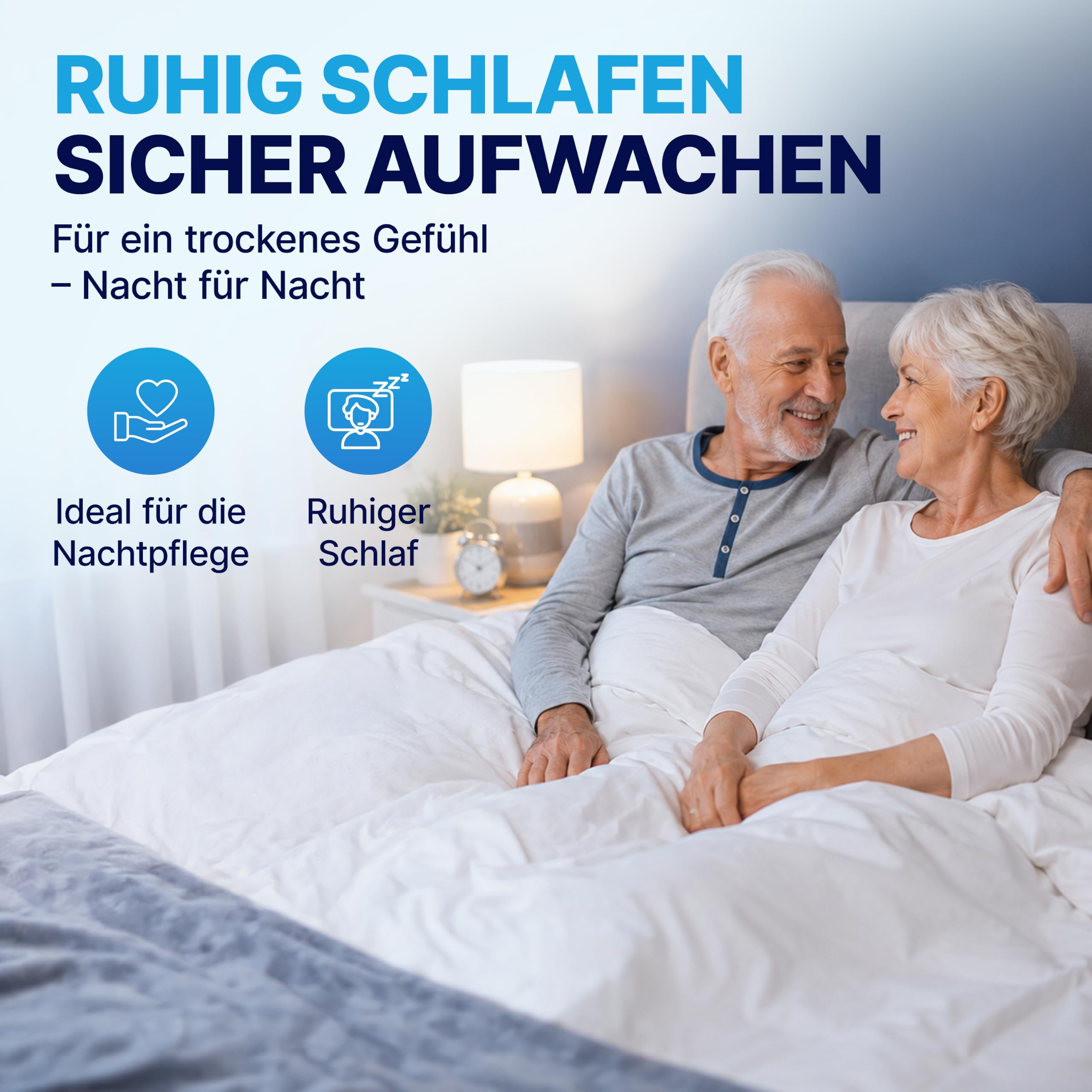 NLE Inkontinenz Pants für Erwachsene – Größe L, 80 Stück – Einweg Nacht Windeln zum Hochziehen – diskrete Inkontinenz Unterwäsche für Damen und Herren – 2000 ml Saugleistung