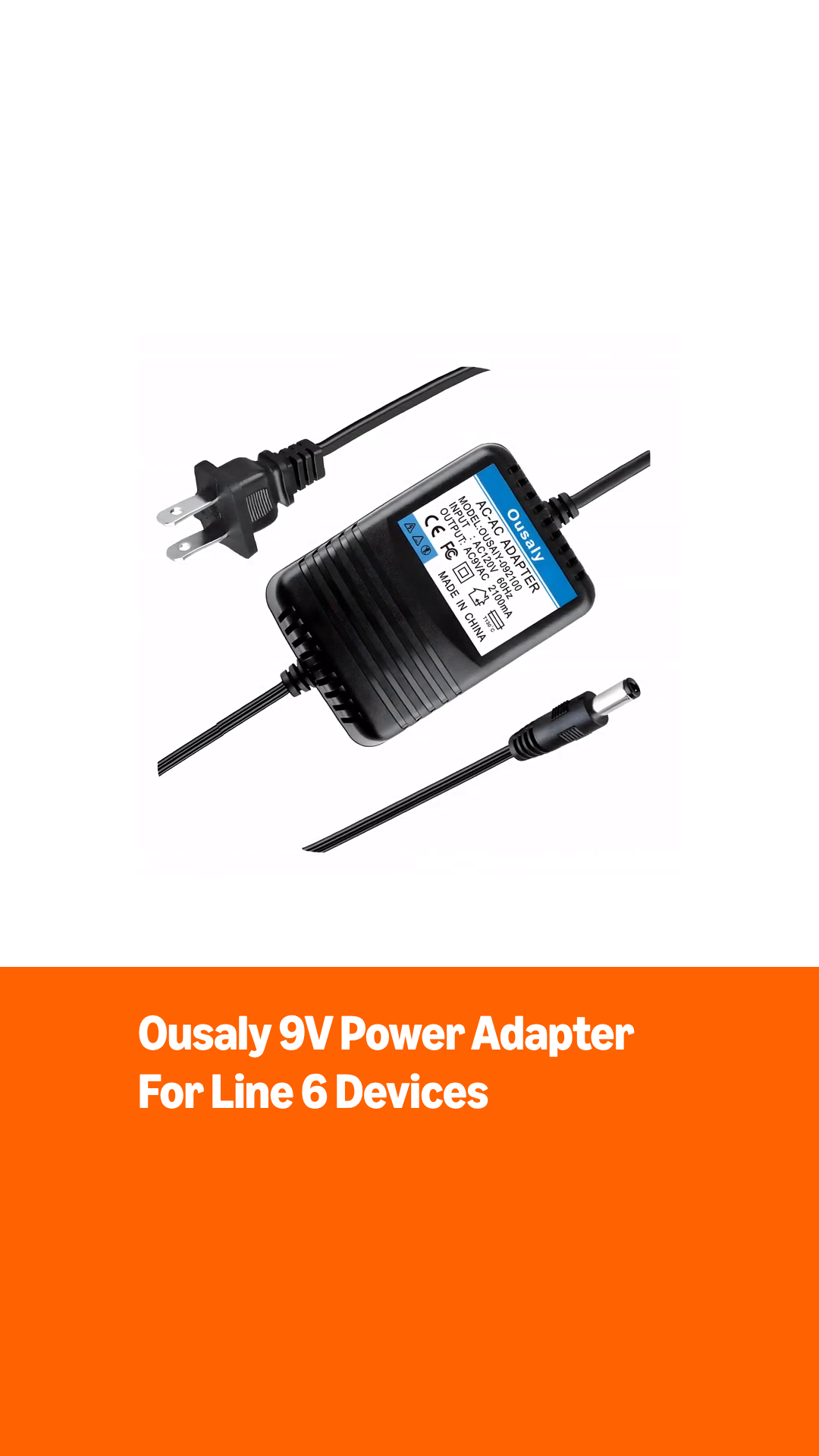 Amazon.com : 9VAC ac/ac Adapter for Line 6 Bass POD XT XTL