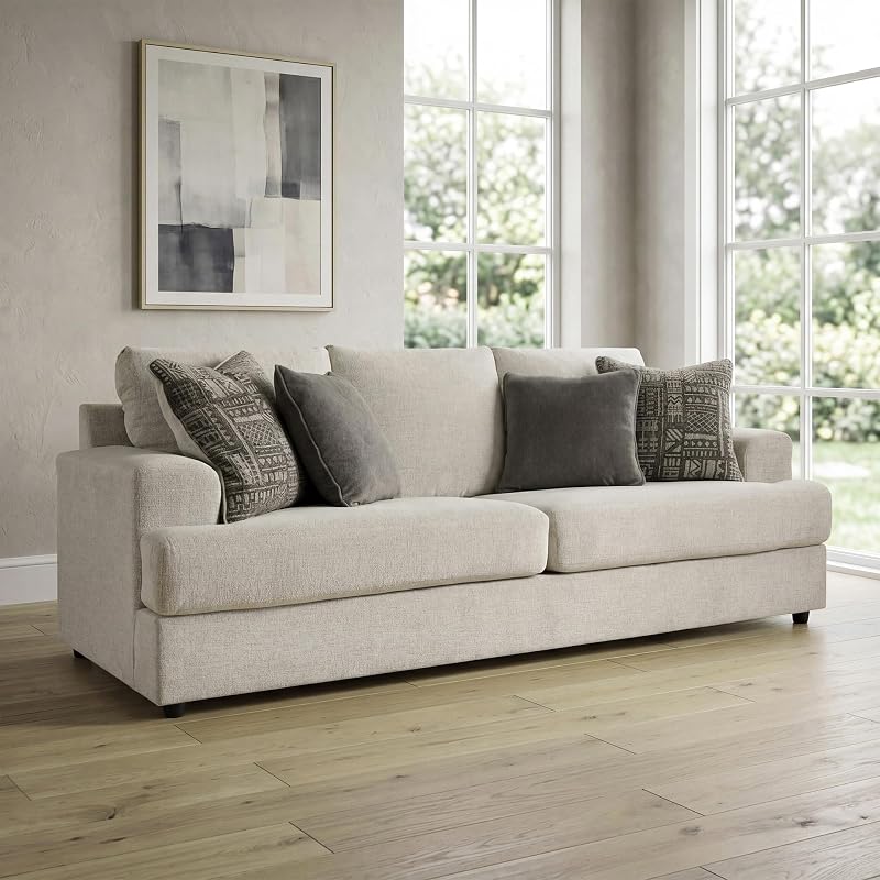 Signature Design by Ashley Soletren Queen Sleeper Sofa, Stone image 2