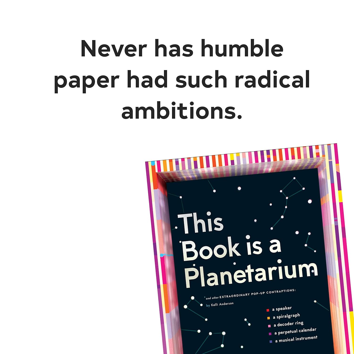 This Book Is a Planetarium: And Other Extraordinary Pop-Up Contraptions      Hardcover – Pop up, October 3, 2017