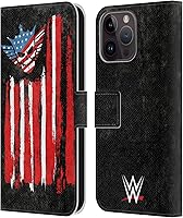 Vista 46 de Head Case Designs Officially Licensed WWE American Nightmare Flag Cody Rhodes Leather Wallet Case Compatible with Apple iPhone 7 Plus/iPhone 8 Plus