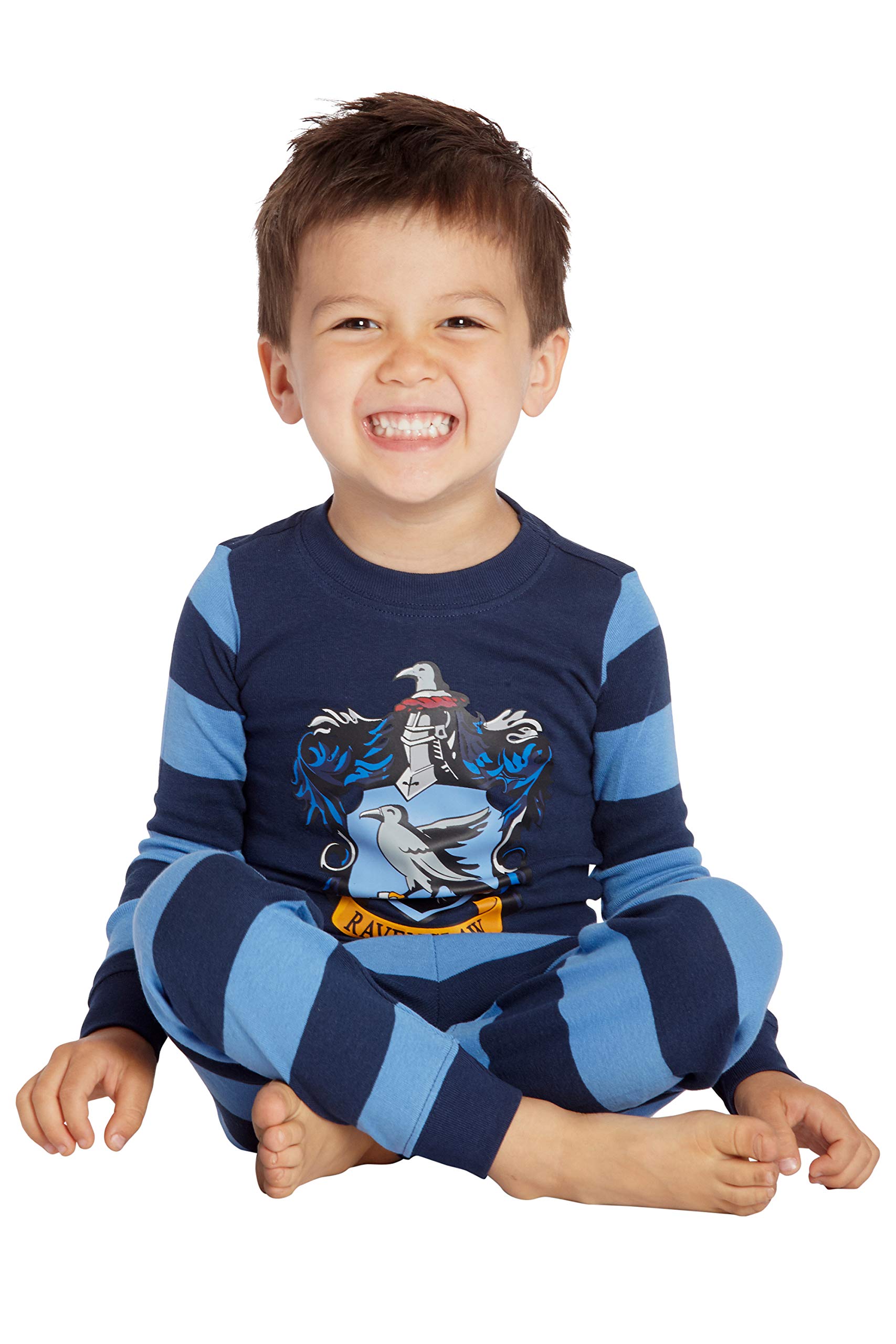 INTIMO Harry Potter Kids todas las casas Crest pijamas (Ravenclaw, 5T)