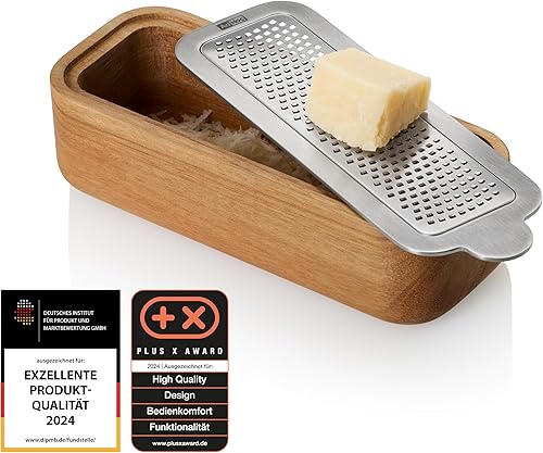 Miniatura 2 de AdHoc Cut n Serve - Rallador de alimentos con recipiente colector y AdHoc PreciseGate - Herramienta de cocina versátil con hoja extraíble apta para