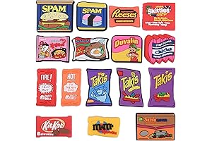 16Pcs Glow In Dark Crime Shoe Charms For Clog - Different Food...