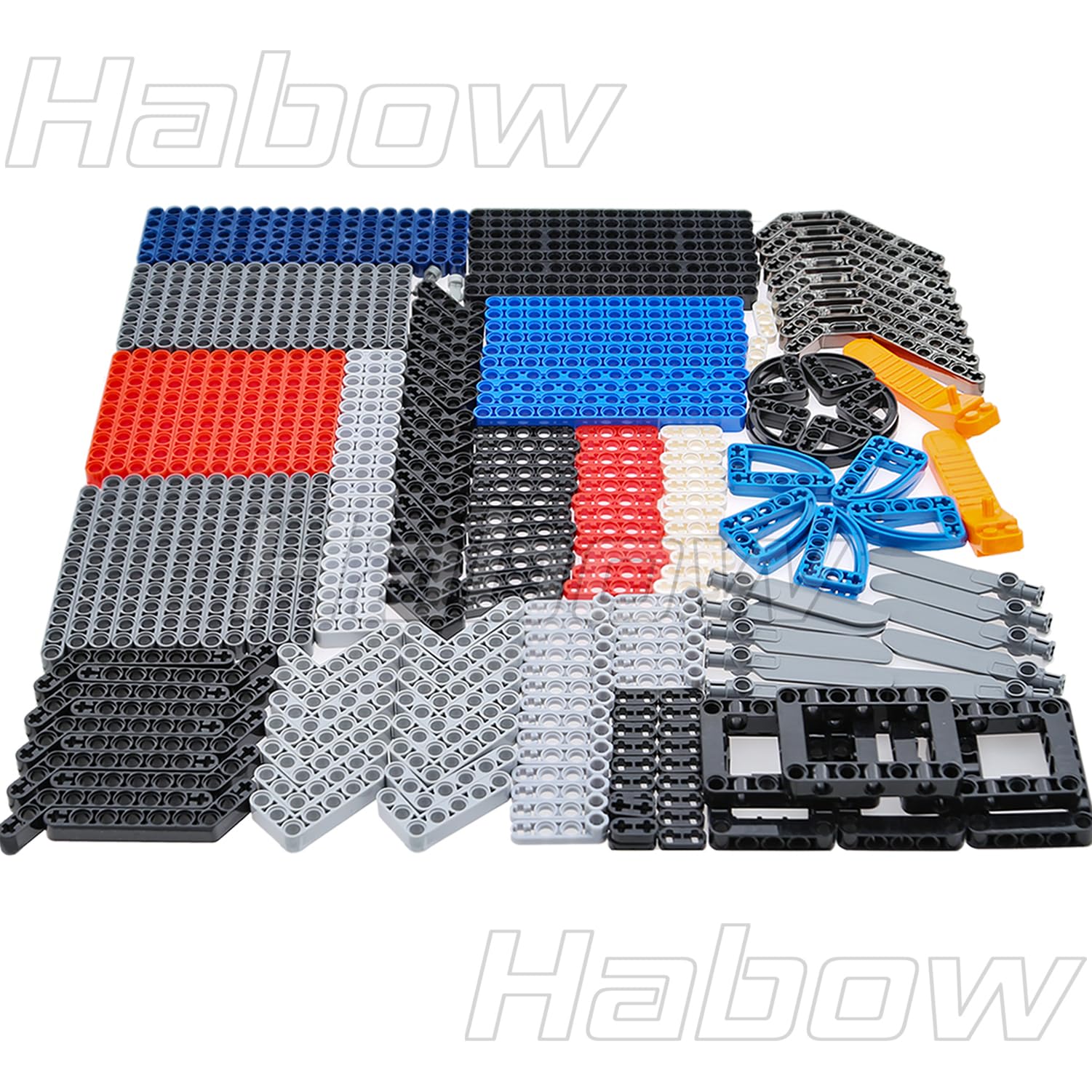 Habow 282pcs Technic-Parts Beam Compatible with Mainstream building block brand - Image 3
