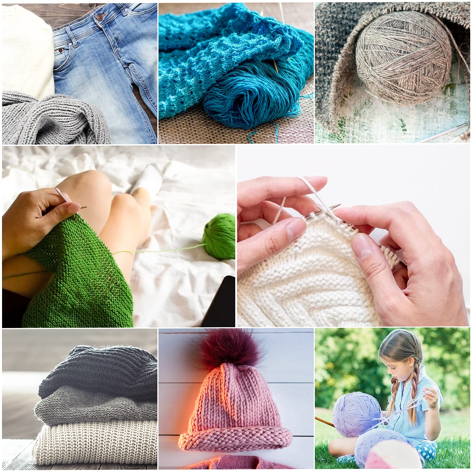 Set 4 Uncinetti In Acciaio Inox - Ferri Da Maglia Tunisini Per Principianti E Professionisti - Foto 9