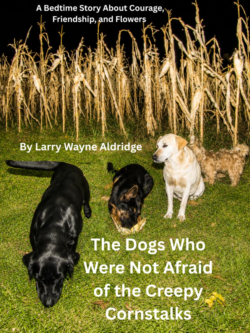 The Dogs Who WereNot Afraid of the Creepy Cornstalks: A Bedtime Story About Courage, Friendship, and Flowers