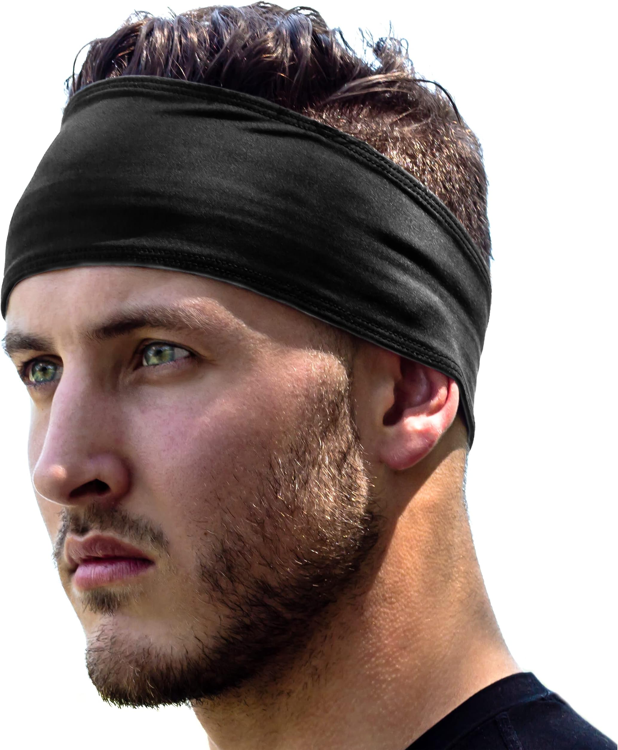 Running Headbands for Men, Women, Boys and Girls, Sports Sweatbands for Basketball, Yoga, Exercise, Workout, Quick Drying and Non-Slip Workout Stretchy Hairband