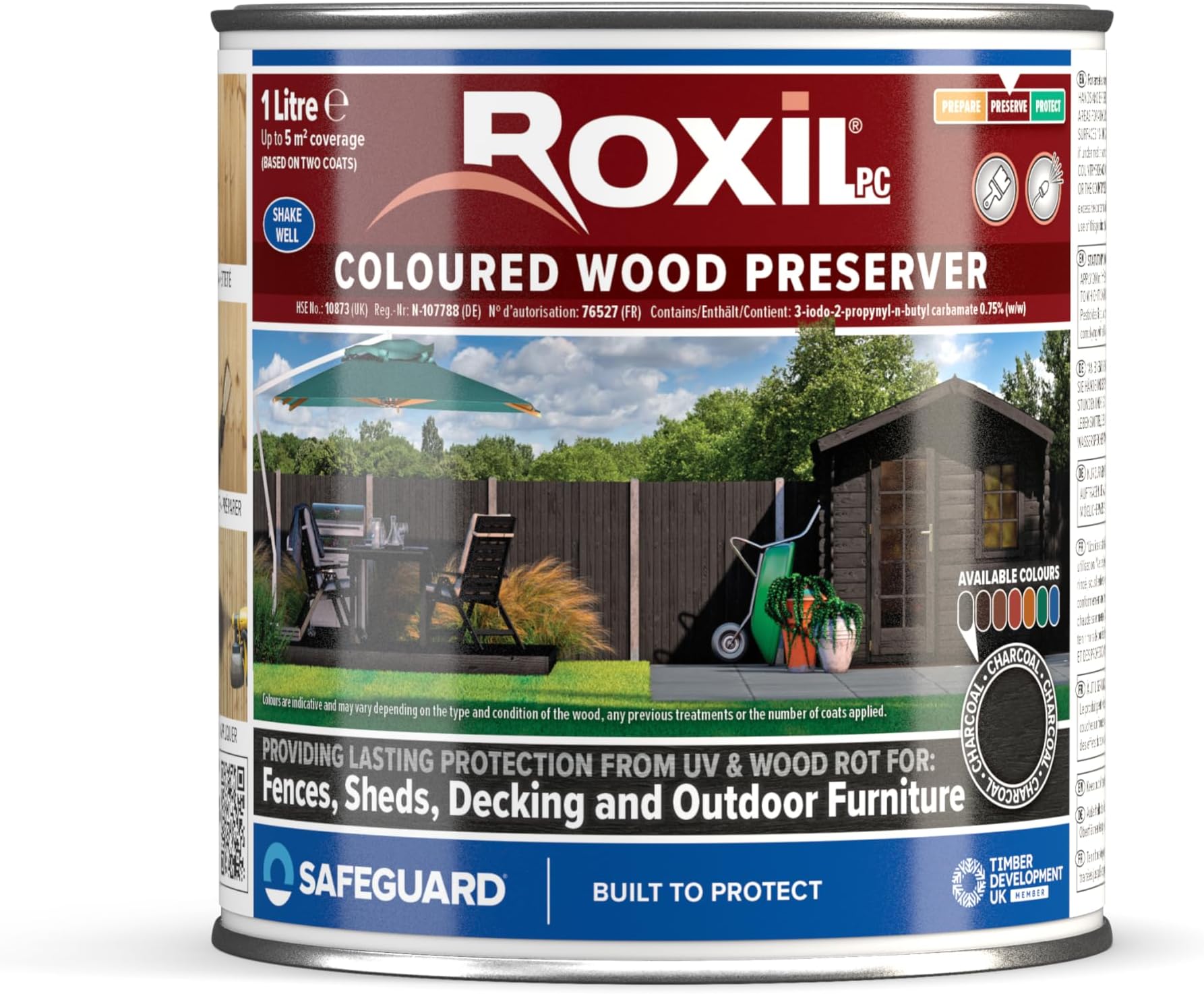 Rustins Quick Dry Outdoor Wood Stain Satin Ebony 1L Amazon.co.uk DIY & Tools