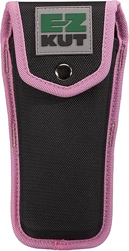 Miniatura 5 de EZ Kut Podadora rosa, funda, herramienta de cuchilla, 8.5 pulgadas, rosa y negro