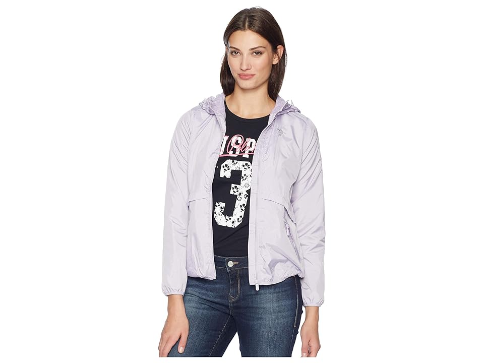 

U.S. POLO ASSN. Windbreaker Jacket (Faded Wisteria) Women's Coat