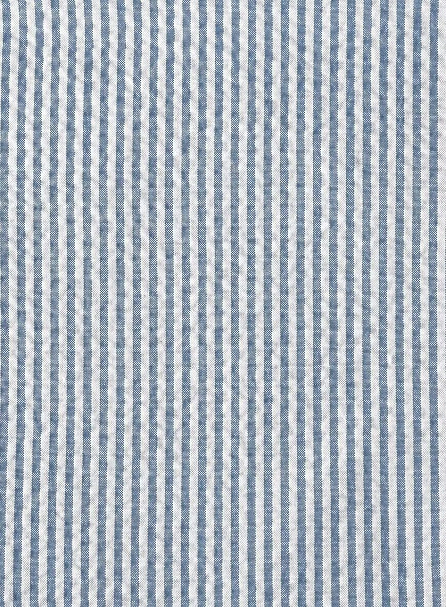 Mens Seersucker Suit 2 Piece Striped Lightweight Blazer Jacket and Pants Beach Wedding Prom Suits Summer Wear