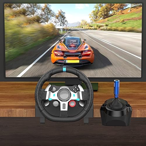 Miniatura 6 de aikeec Gear Shifter Knobs with Adapter Compatible with Logitech G27 G29 G920 G923 Driving Force Stick Sim Racing Game Aluminum Shift Knob Gear