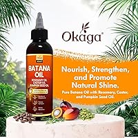 Vista 2 de Batana Oil for Hair Growth with Rosemary, Castor, and Pumpkin Seed Oils, 100% Pure Unrefined Honduran Formula, Strengthens, Nourishes, Revives Scalp