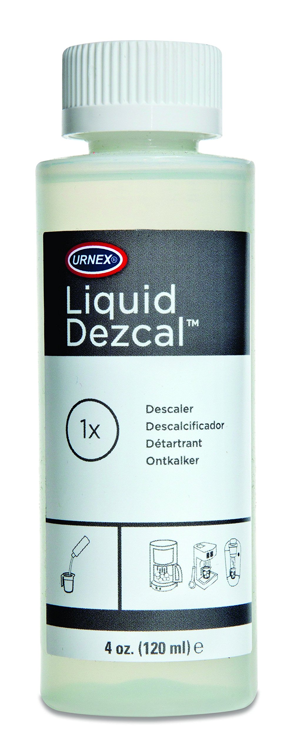 Urnex Dezcal Activated Scale Remover Liquid, White