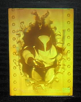 1993 X-Men Series II Wolverine 3-D Hologram H-X Insert Card, Marvel NM/M