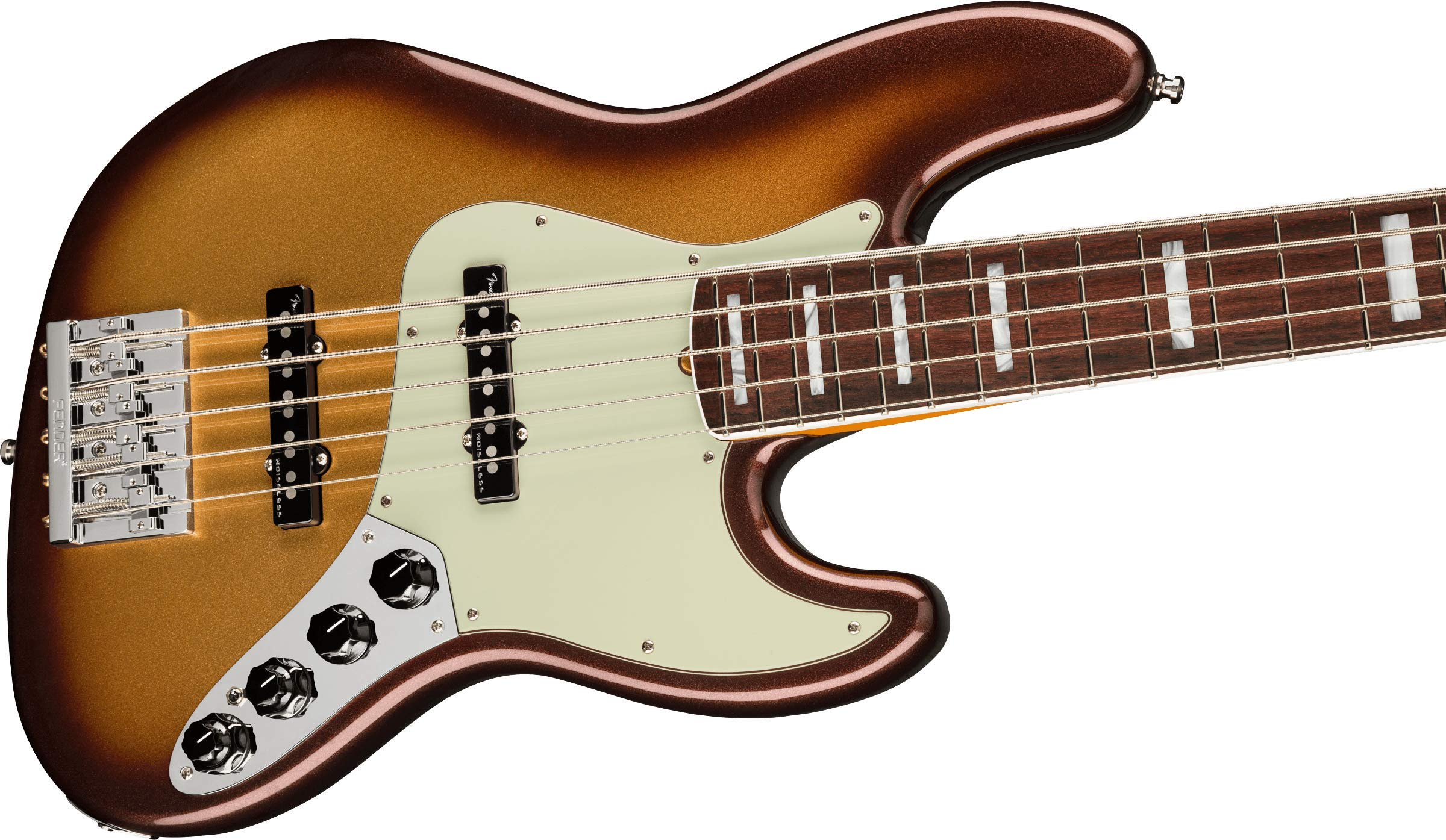 Amazon.com: Fender American Ultra 5-String Jazz Bass, Mocha