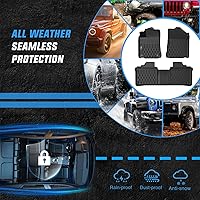 Vista 5 de Nilight Alfombrillas de TPE para Toyota Avalon 2013 2014 2015 2016 2017 2018 para todo tipo de clima, ajuste personalizado, forros de piso