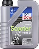 LIQUI MOLY Motorbike 2T Basic Scooter | 1 L | Motorrad 2-Takt-Öl | Art.-Nr.: 1619, Silber