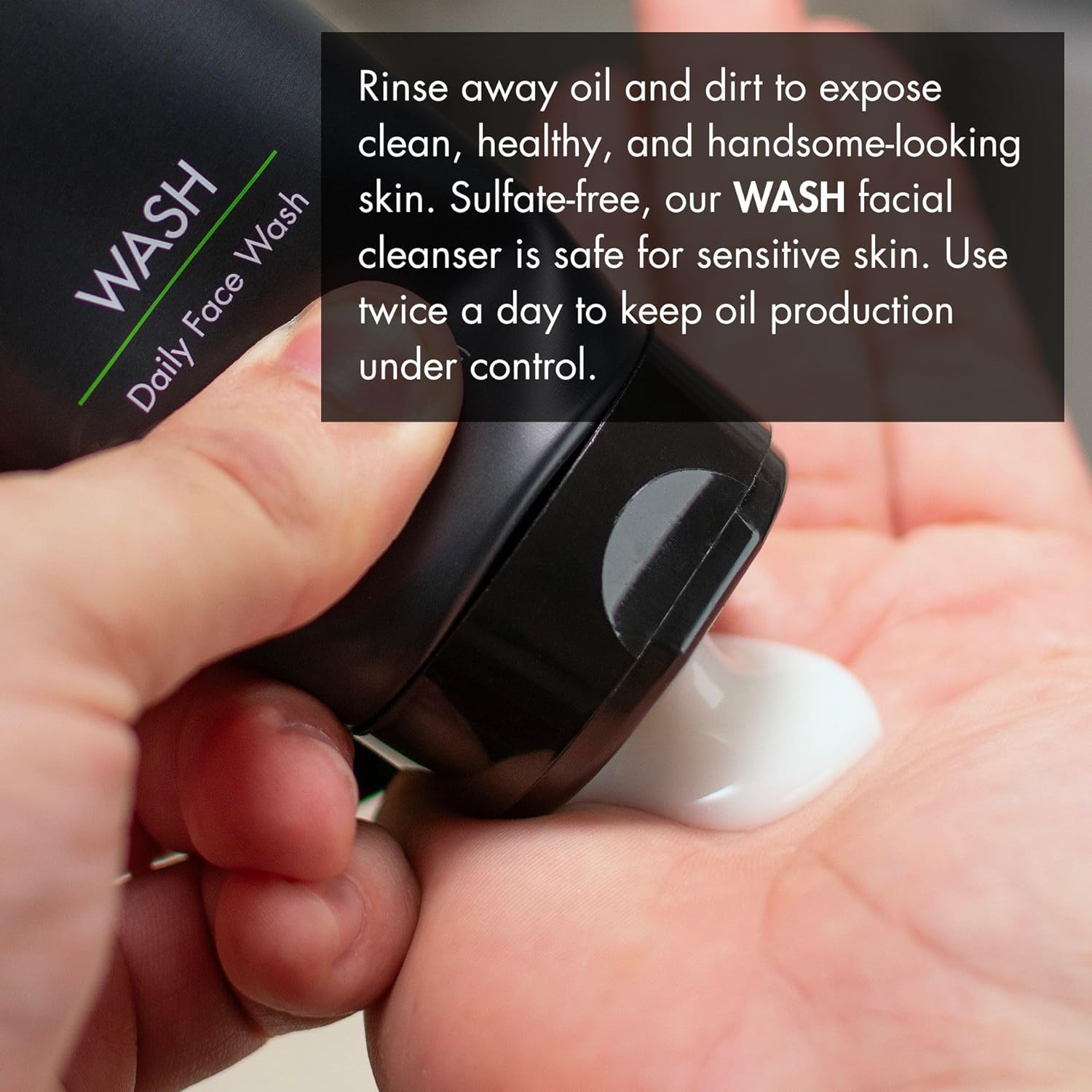 Tiege Hanley Face Wash & Exfoliating Scrub Bundle for Men, Gentle Fragrance-Free Cleanser & Cooling Face Exfoliant, Deep Cleansing & Hydrating, Gentle on Sensitive Skin, Men’s Skin Care, 2 Piece Set - Image 3