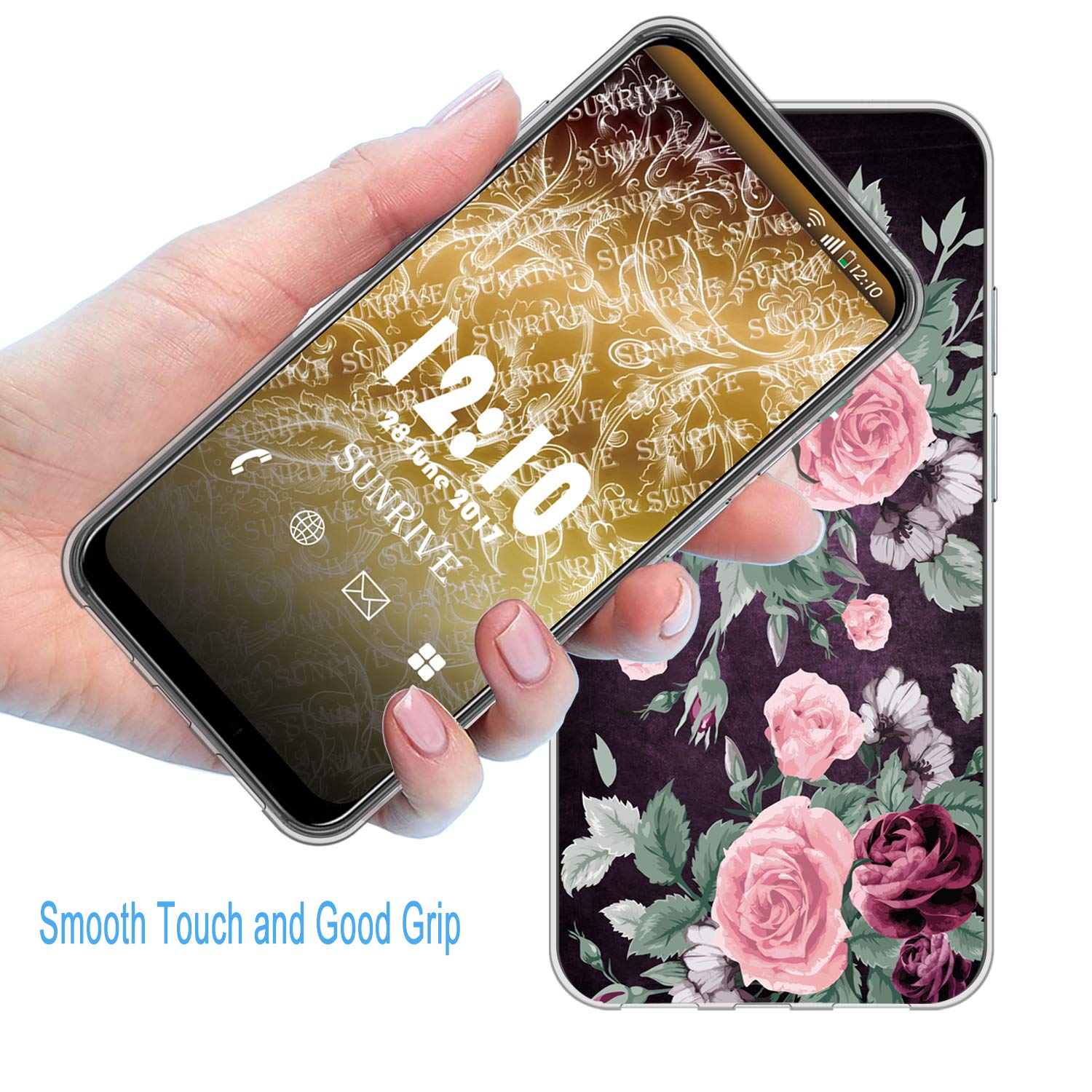 Cover Per LG G8s ThinQ In TPU Morbido Trasparente Con Stampa Cervo – Custodia Antigraffio Con Stilo Incluso