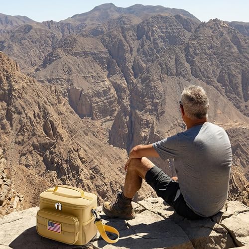 Miniatura 9 de Lifewit Lonchera táctica para hombres, bolsa de almuerzo aislada para adultos, bolsa de almuerzo grande resistente a prueba de fugas para mujeres