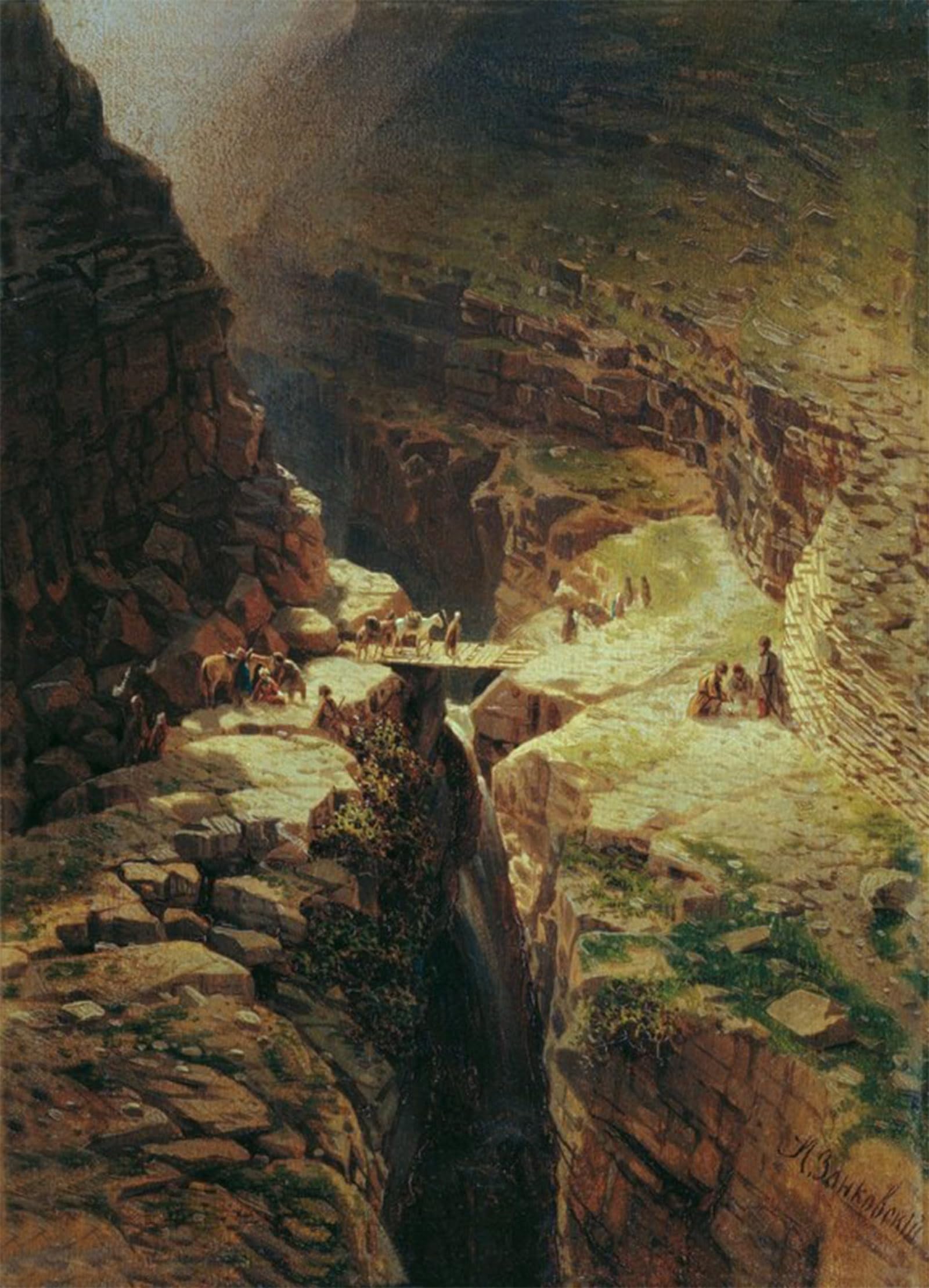 Tableau la Traversée par Ilya Zankovsky impression wall art 60x90cm - 5