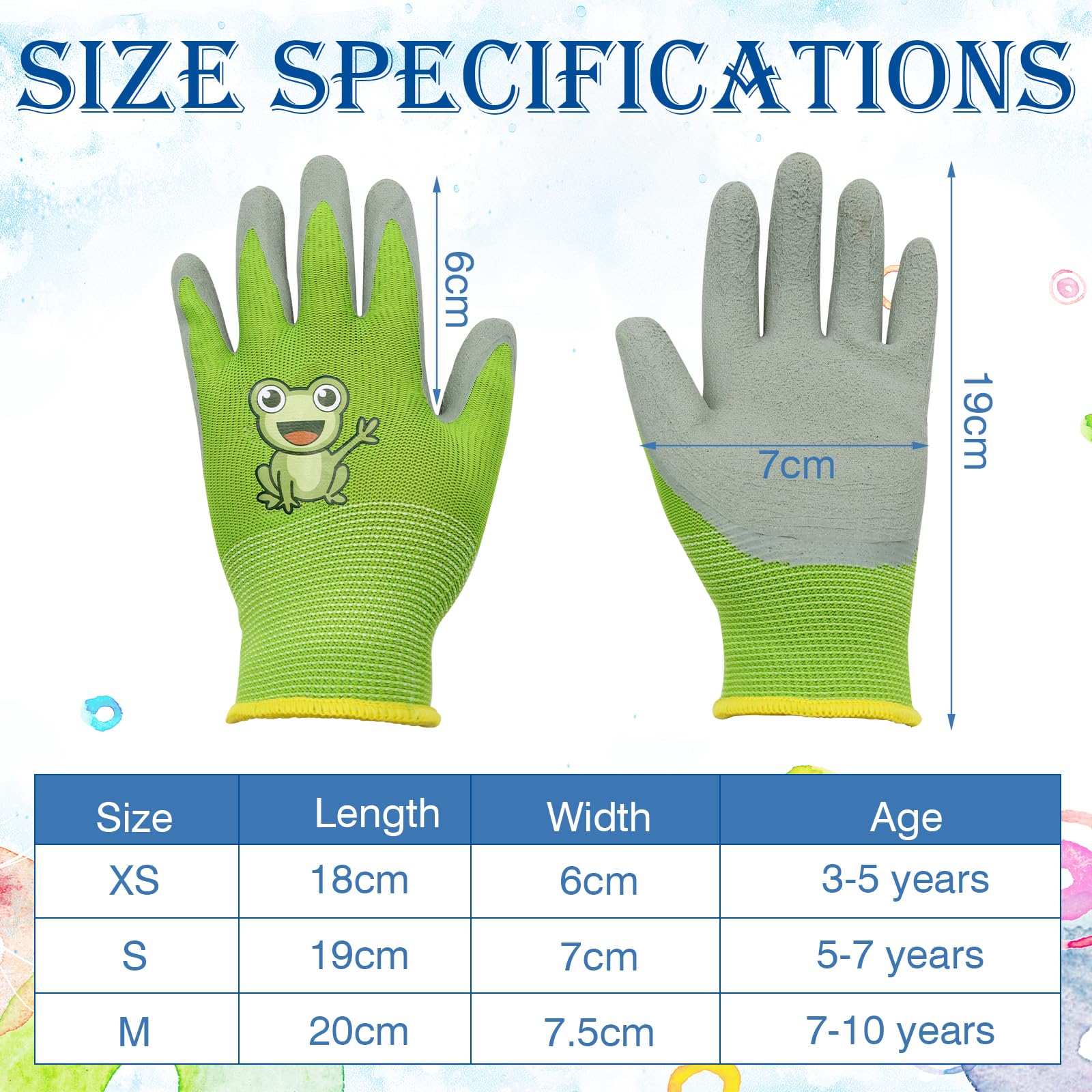 VEGCOO 4 works Kids Gardening Gloves - Image 2