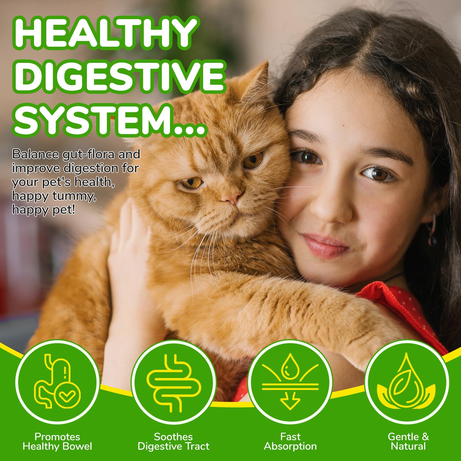 Constipation Relief for Cat Supplement, Promotes Regular Bowel Movement, Cat Laxative Constipation Relief - Image 3