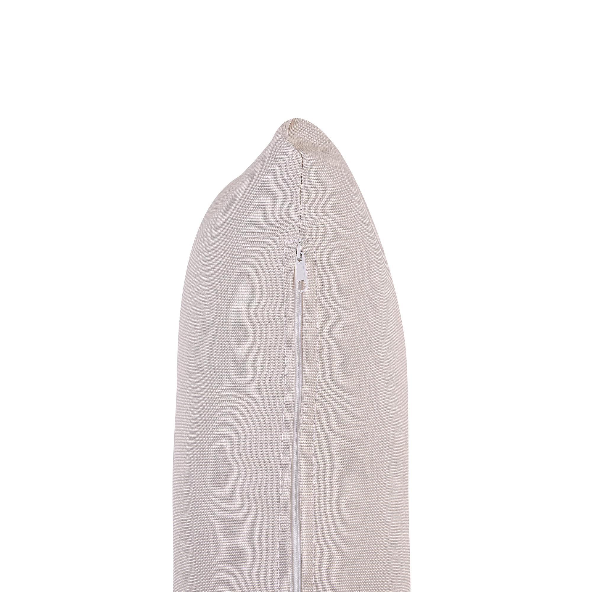 Sedia Sospesa con Cesta di Rattan Beige per Interno ed Esterno
