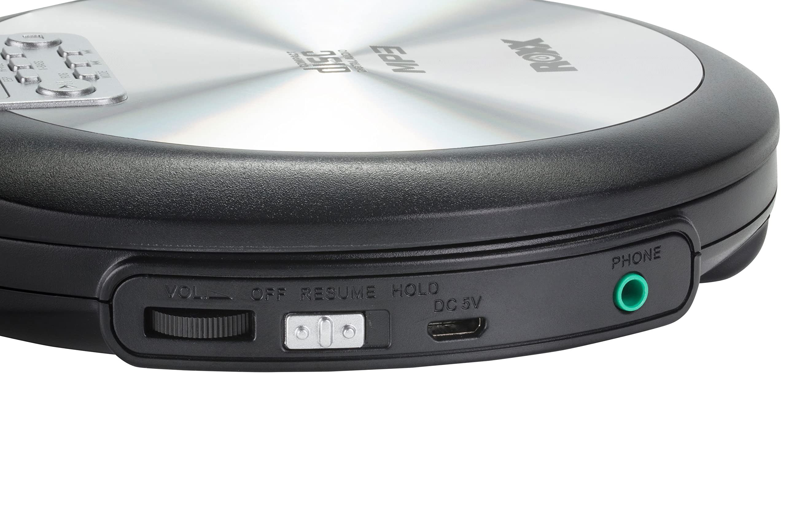 Lecteur CD Portable Roxx PCD 600 CD, CD-R, CD-RW, MP3 Noir
