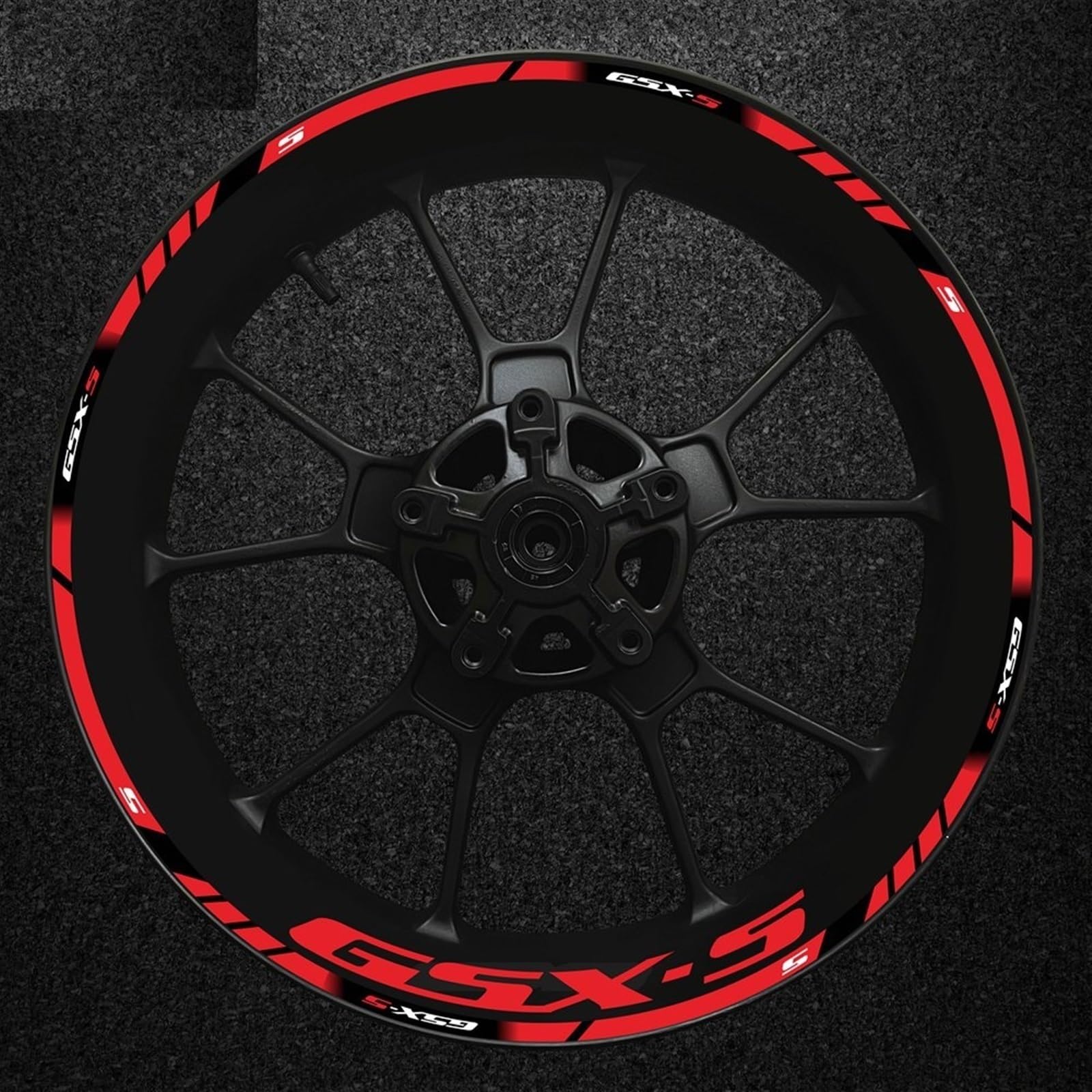 Full Set for Motorcycle Gsxs Wheel Sticker for Suzuki Gsx-s Gsx-s750 Gsxs1000 750 1000 600 2022 Stripe Reflective Rim(Color3)