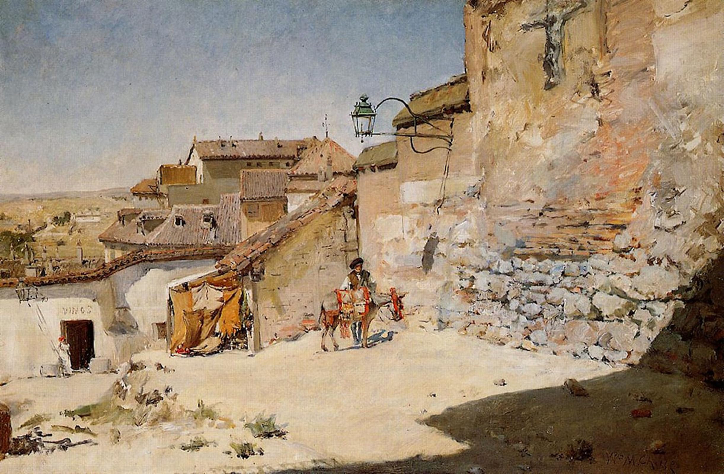ARTXLXXBN Famous Painting Art Wall Decor Abstract Art Picture Sunny Spain by William Merritt Animal Pictures for Home Decor 60x90cm