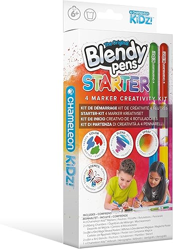 Chameleon Kidz Travel 4 Marker Creativity Kit