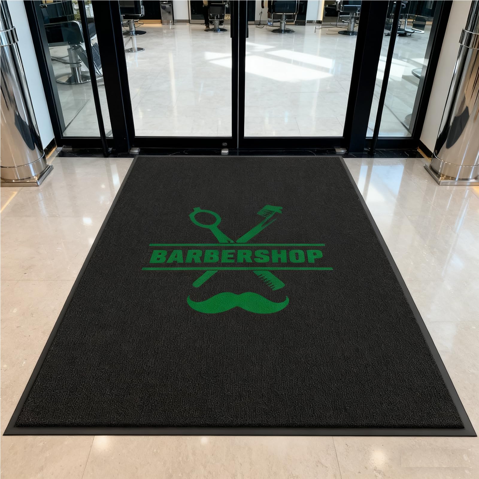 ALLEVIDM Front Door Mat Personalized Mat for Entryway Commercial Door Mats for Outside Entry Custom 3'x2'