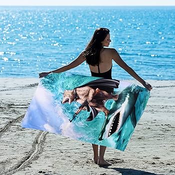 Beach Towels For Adults Extra Large 2 Pack 200x90cm Lightweight | INDIA