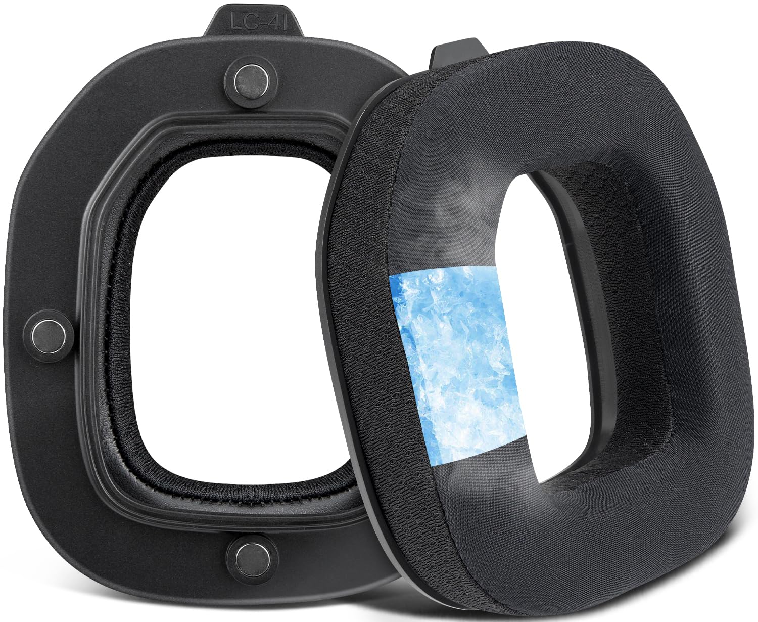 SOULWIT Cooling Gel Replacement Earpads for Astro A40 TR Headset, Ear Pads Cushions with Ice Silk Fabric and High-Density Foam - Black