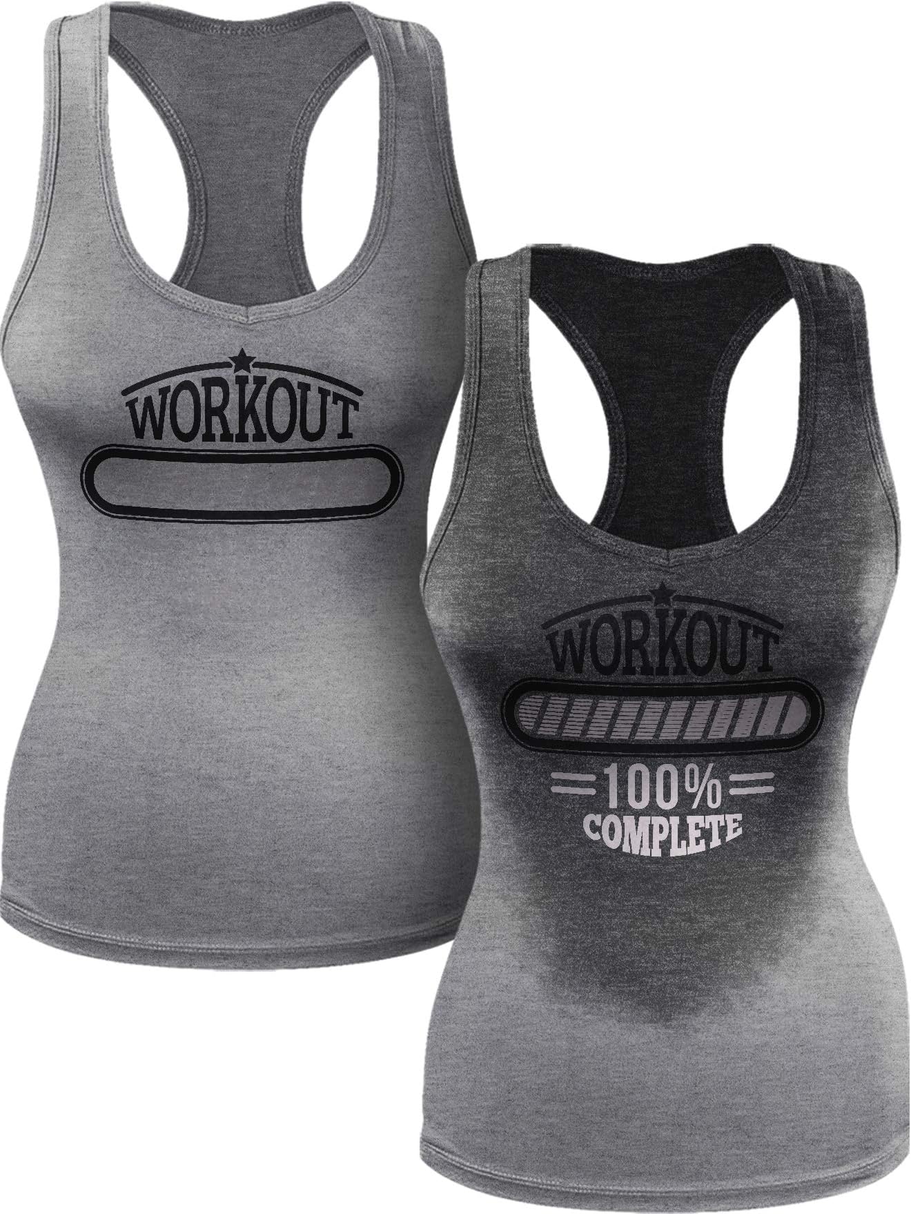 Women Sweat Activated Motivational Workout Cotton Tank Top Sleeveless Gym Athletic Shirts Workout Complete