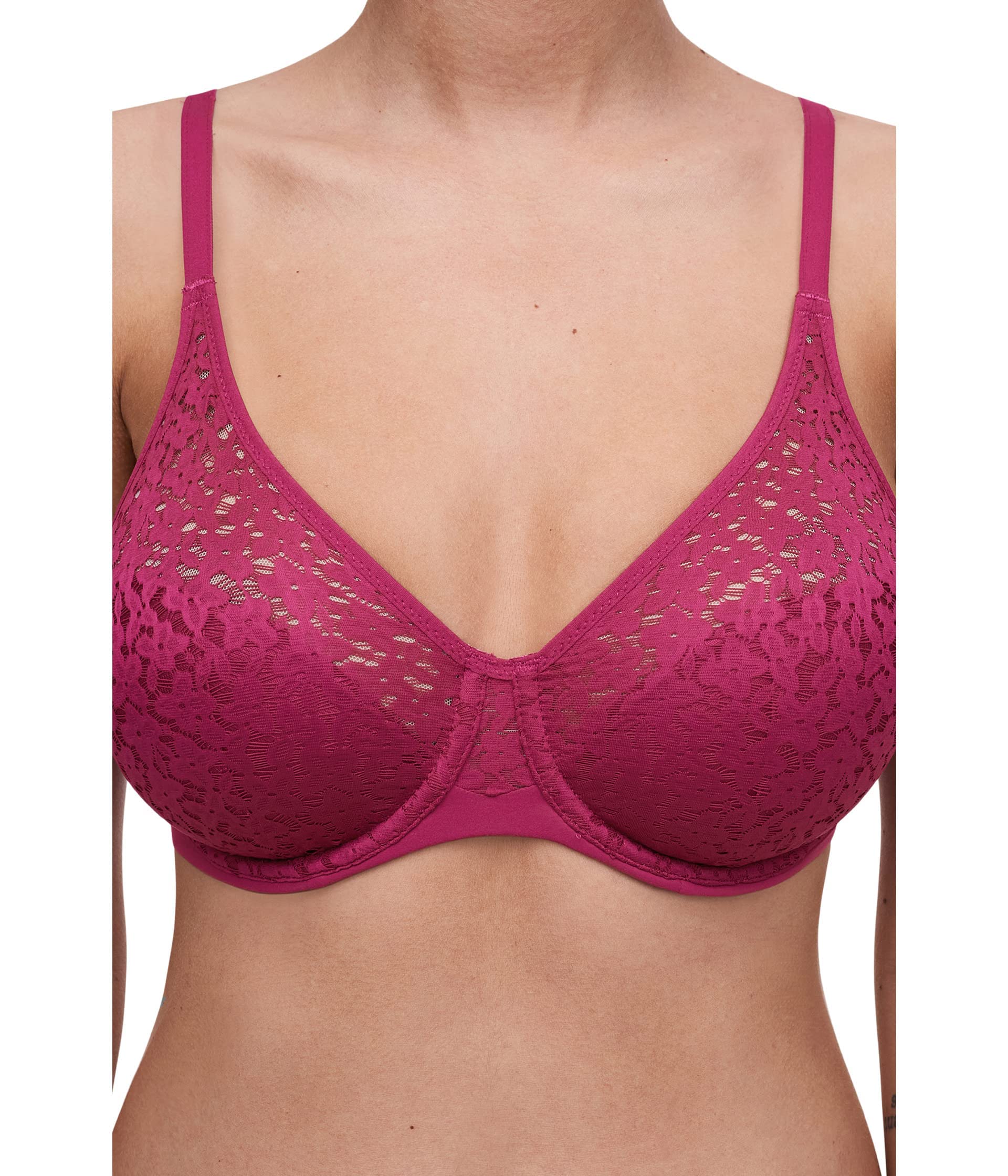Chantelle Women's Norah Molded Bra, Wild Strawberry, 32D