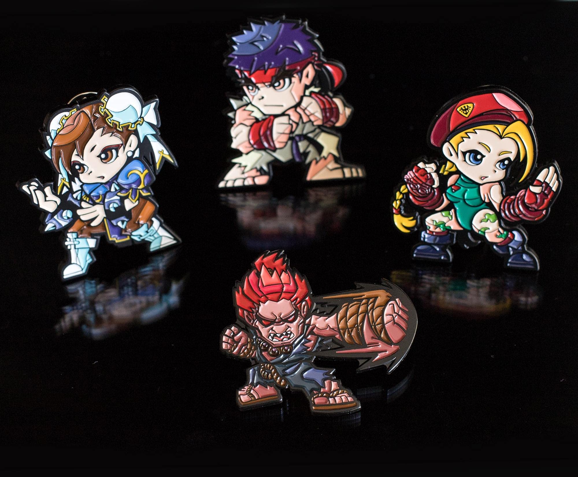 Amazon.com: Street Fighter Collectible Enamel Pin Set of 4 