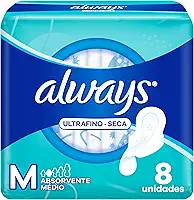Absorvente Com Abas Always C/8 Seca Ultrafino Fluxo Médio