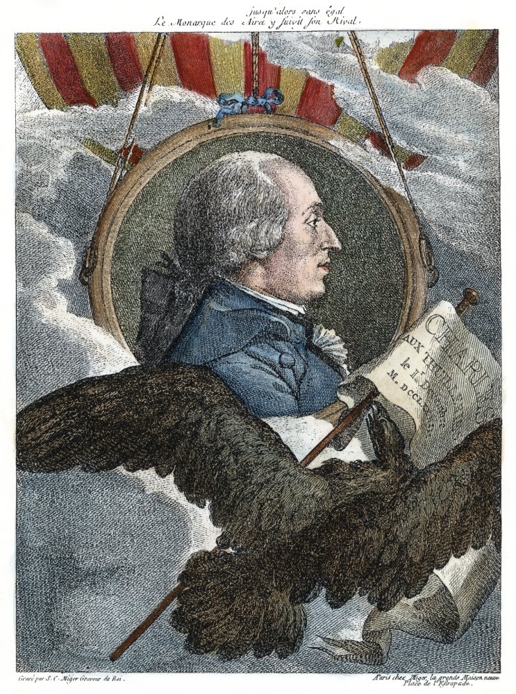 The Poster Corp Jacques Charles (1746-1823). /Njaques Alexandre C_Sar  Charles. French Physicist Chemist And Inventor. Copper Engraving French  C1783. Fine Art Print (45.72 x 60.96 cm) : Amazon.co.uk: Home & Kitchen