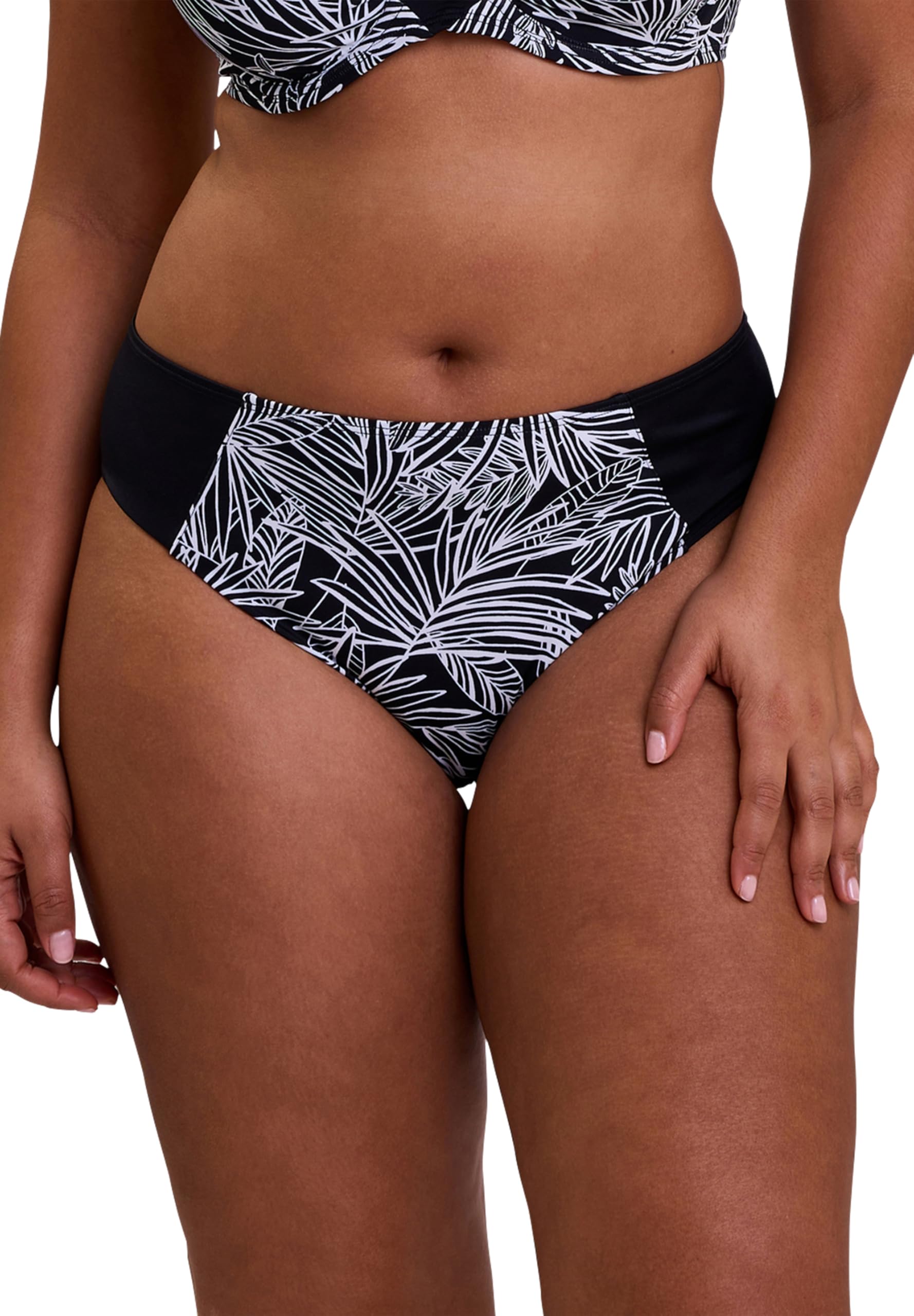 Sans Complexe Women's Seychelles Bikini Bottoms, Graphic Palm Tree Print, 44-46