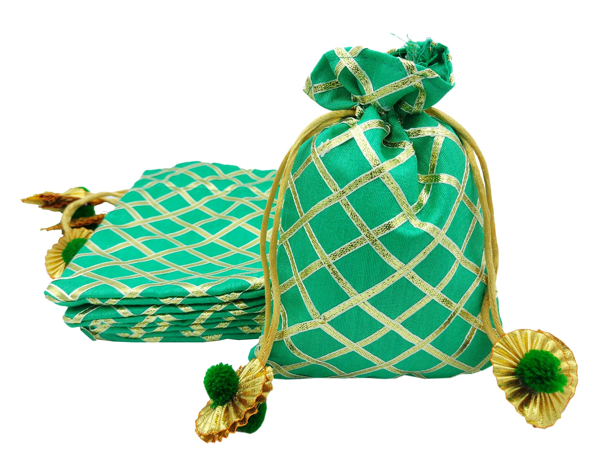 See full amazon price history chart for Brown Leaf 5x7 inches Gota Check Potli Bags Jewelry Pouch Best for Wedding Anniversary Party Supply Return Gifting Bags Pack Of 6 (Green) Brown Leaf 5x7 inches Gota Check Potli Bags Jewelry Pouch Best for Wedding Anniversary Party Supply Return Gifting Bags Pack Of 6 (Green) (B09YTY5FPS) Amazon Price History, Amazon Price Tracker
