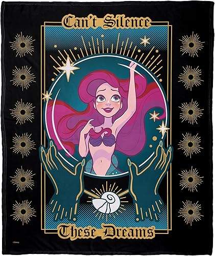 Miniatura 7 de Northwest Aladdin - Manta de seda táctil, 50 x 60 pulgadas, Aladdin y Jasmine