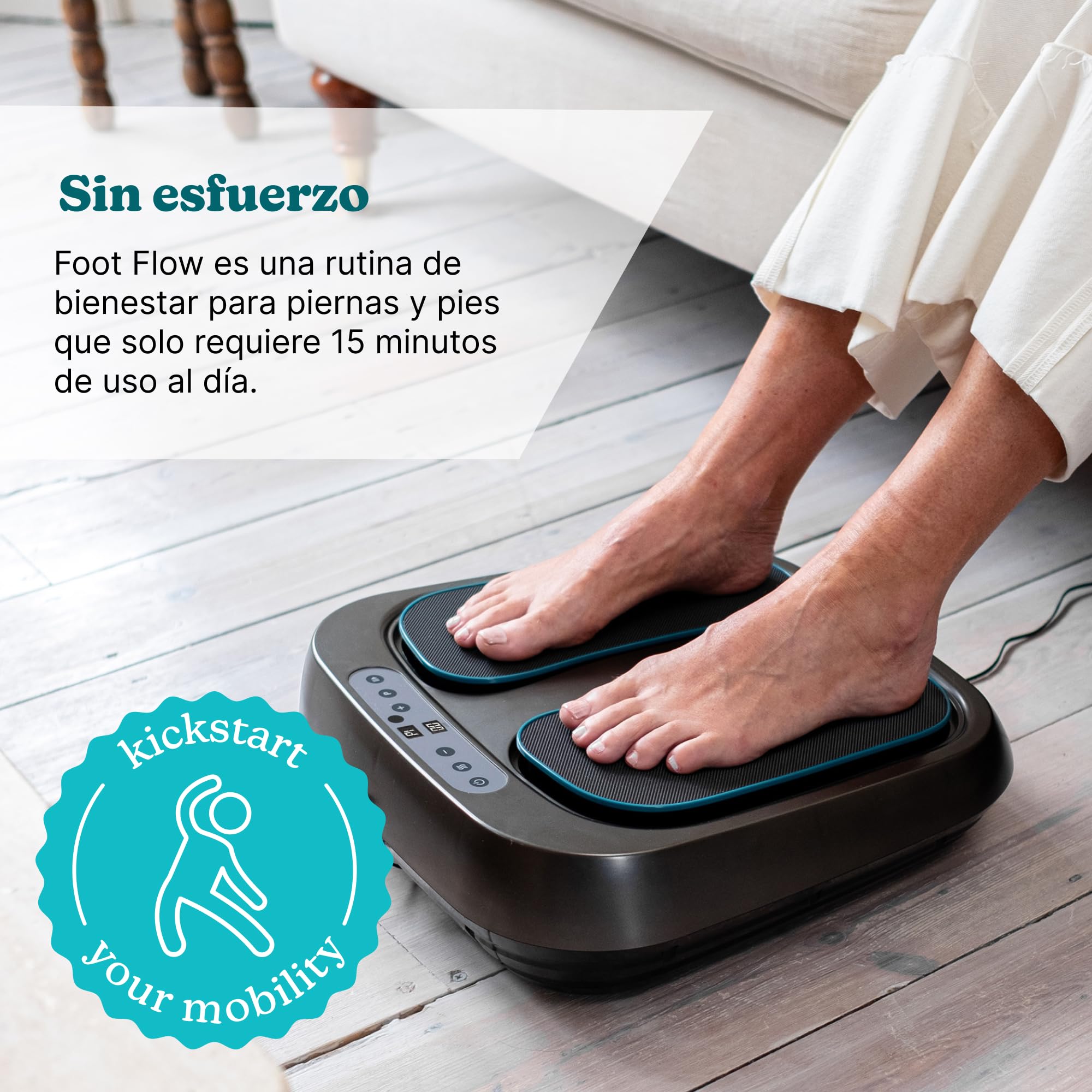 Homedics Foot Flow Mobility Booster Masajeador de Vibración