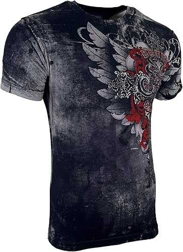 Miniatura 6 de Xtreme Couture by Affliction Camiseta Hombre Salvation Negro