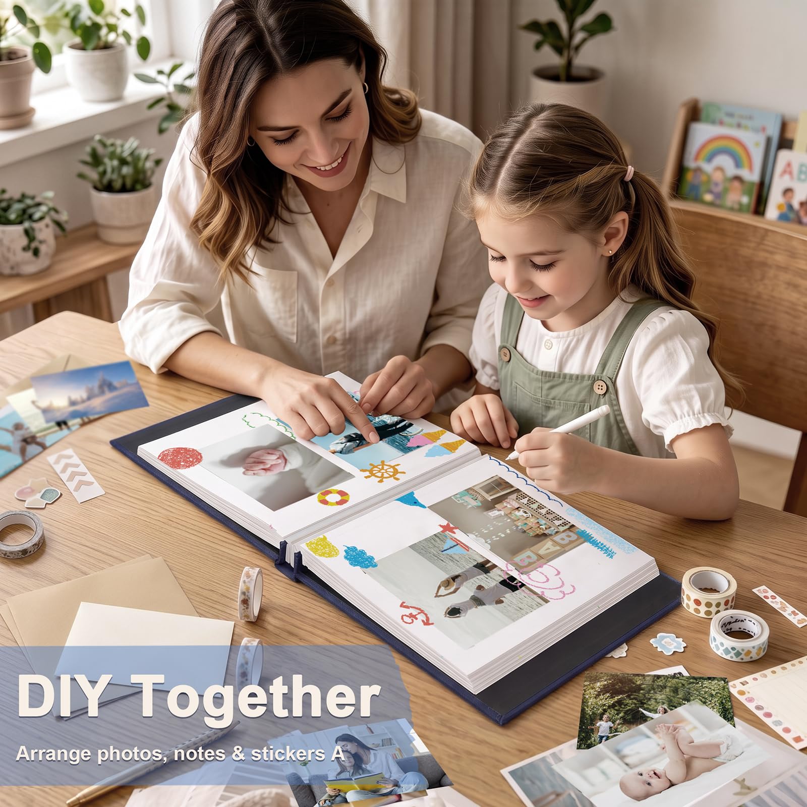 Velvet Photo Album - DIY Scrapbooking -5